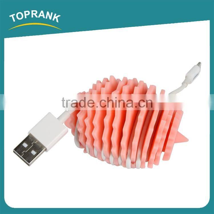 Cartoon Shape Headphone Cord Wrap Holder Silicone Cable Wire Organizer Robbin Winder Silicone Earphone Cable Holder Winder