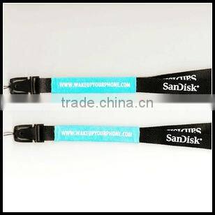 Adjustable Polyester Woven Lanyard/Promotional Neck Lanyard