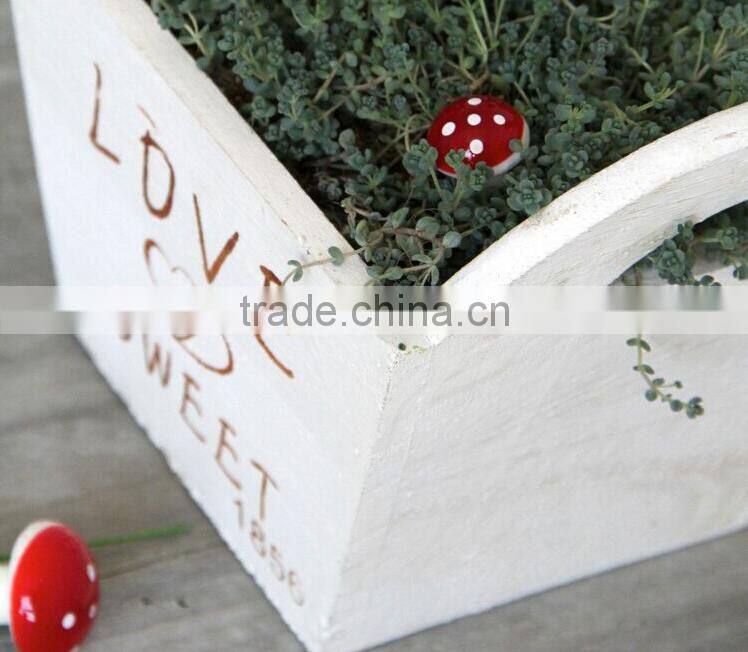 2017 wooden flower pot wooden pot wooden design garden flower pot