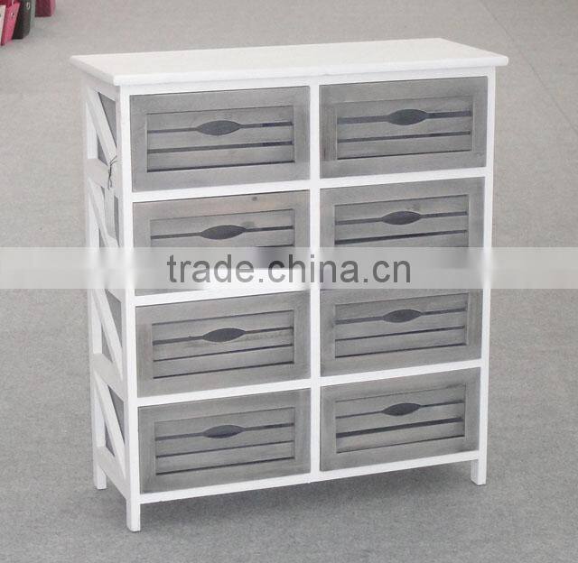 Good quality low moq retro wooden cabinet with 4 drawer