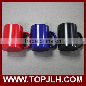 Popular design sublimation 11oz full color changing coffee cup