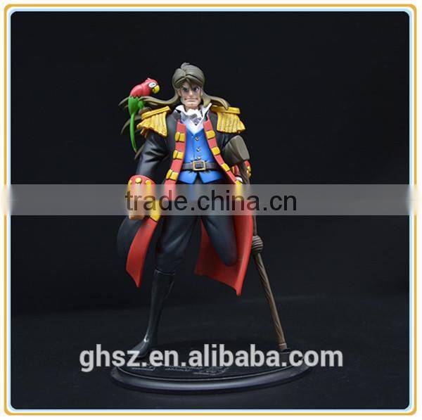 Custom plastic ancient statue hand paint craft pvc fighter figurine manufaturer