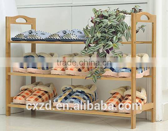 household high quality modern wooden shoe rack