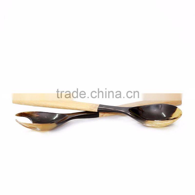 Natural horn spoon, high quality water buffalo Horn spoon