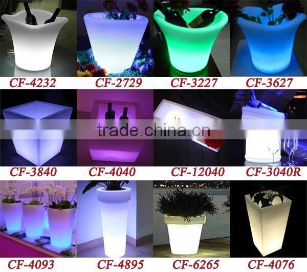 So cute Small LED ice bucket and flower pot