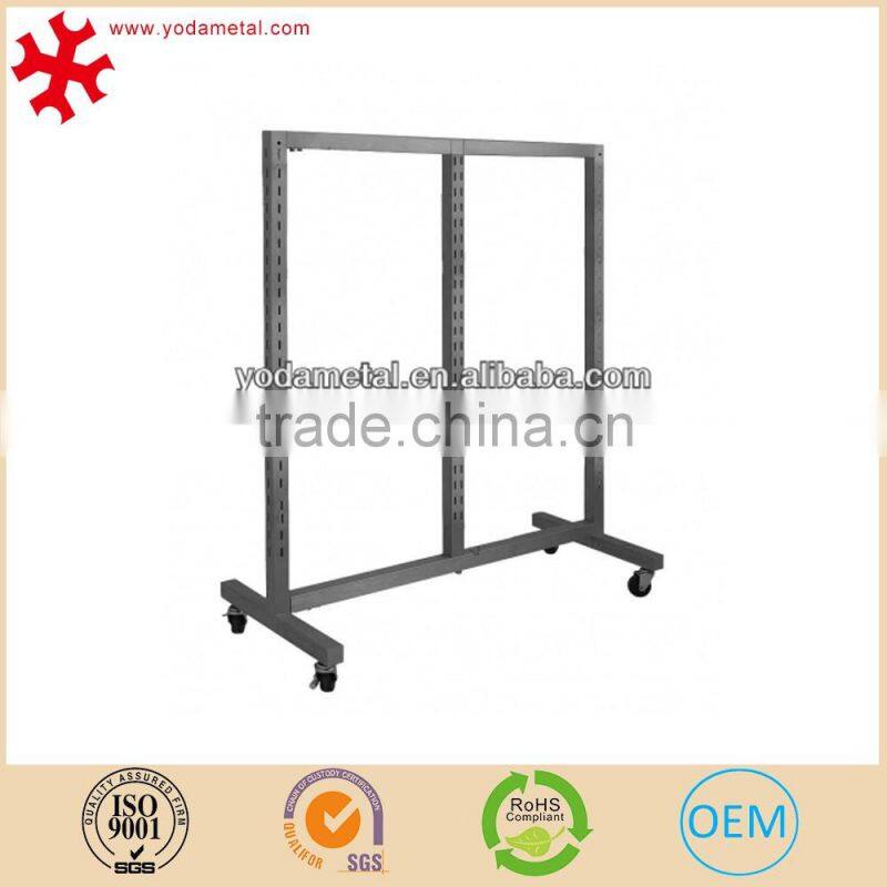 Garment store furniture metal stainless steel clothing display racks