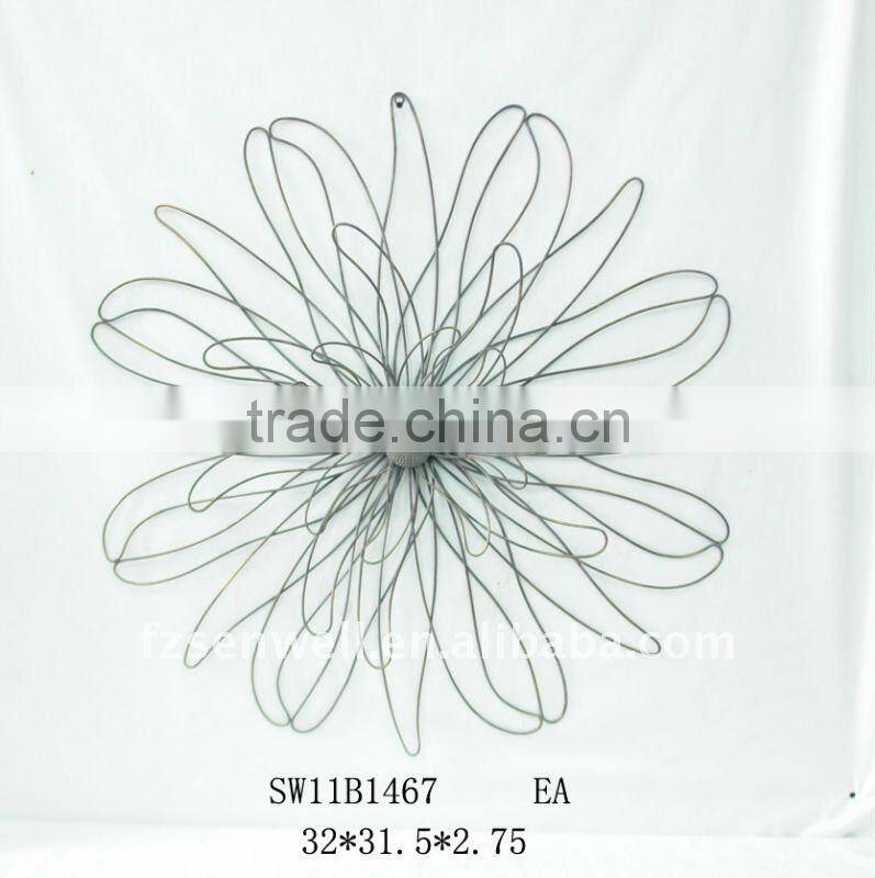 Handmade wood top coffee table with metal base