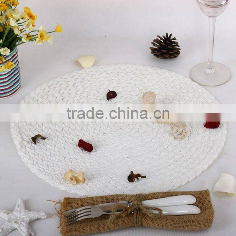 Personalized PP placemat/Round Woven PP tablemats/mats