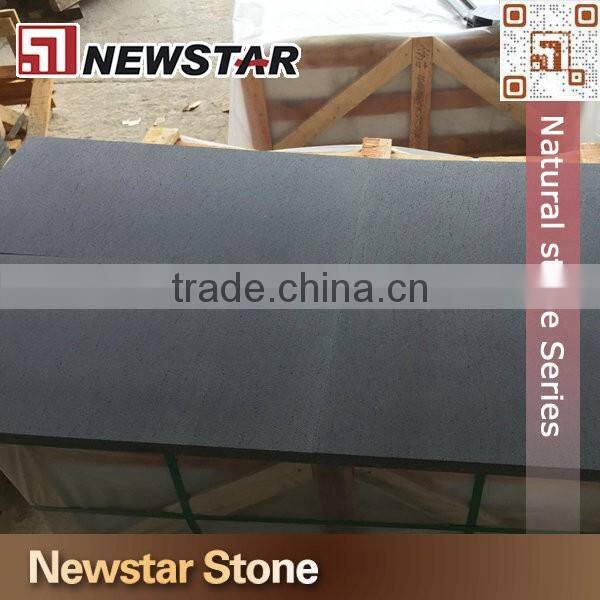 Exterior paving stone wall cladding stone black basalt