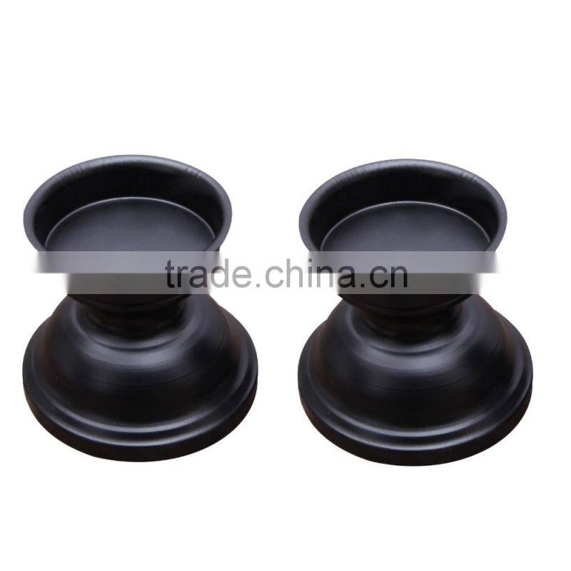 Metal Table Standing Candle Holder With Glass