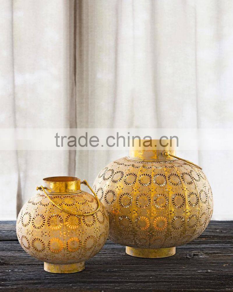 Hanging Vintage Candle Lantern Large Candle Holder