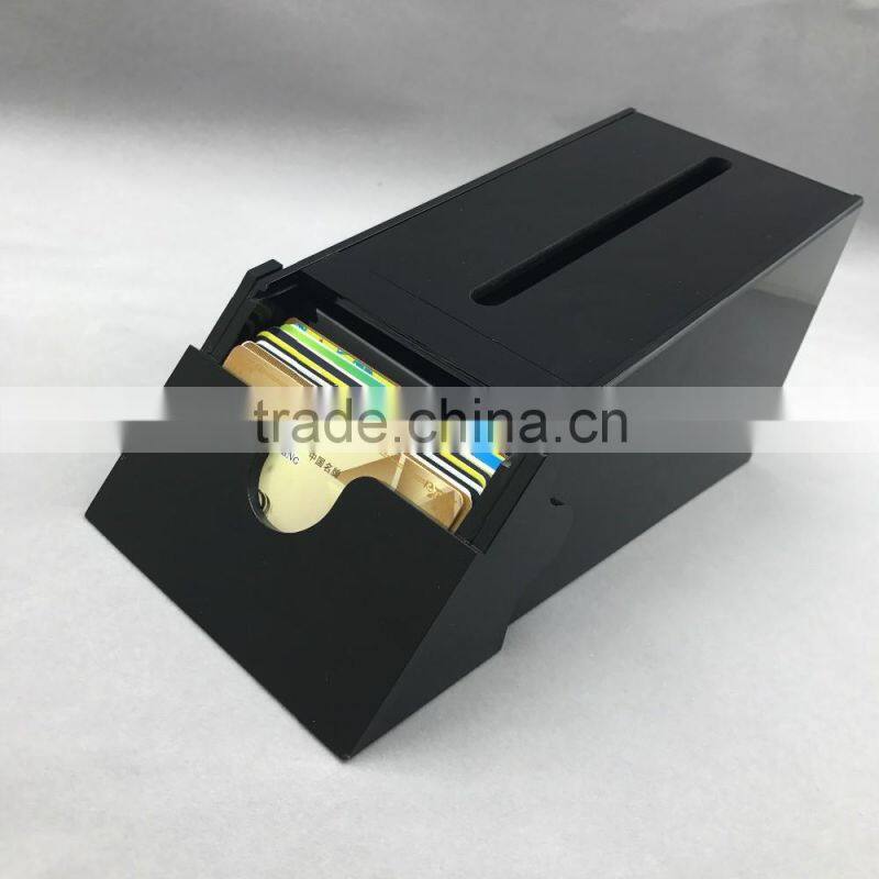 Custom acrylic business card holders box