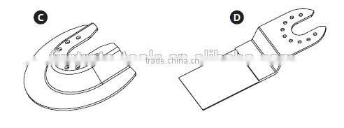 300W professional electric multi tool sets oscillating multi-tool with attachments