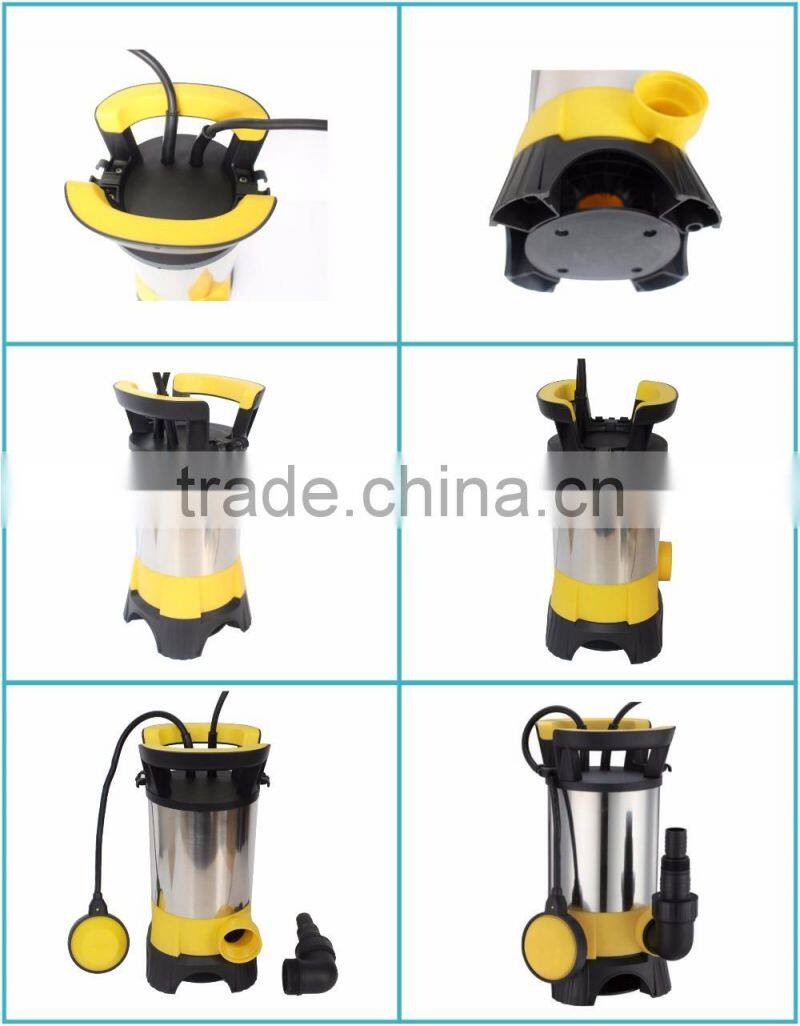 Stainless steel large flow Garden Submersible Pump for dirty water