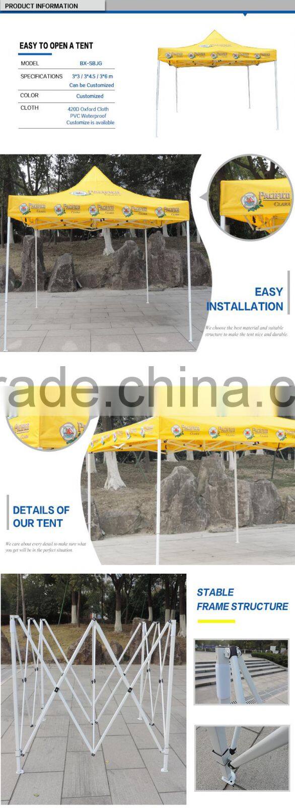 Factory manufacturing strong frame garden beach outdoor event canopy tent