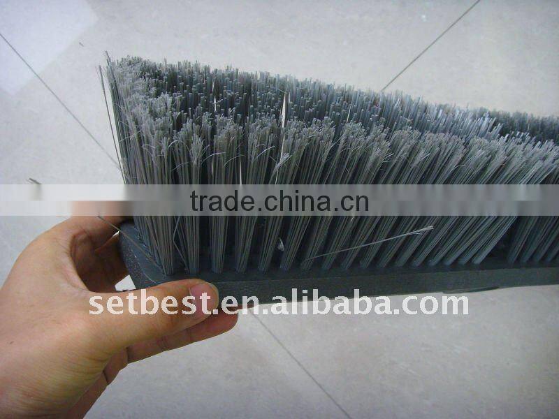 Heavy-duty push broom 18/24" Pro