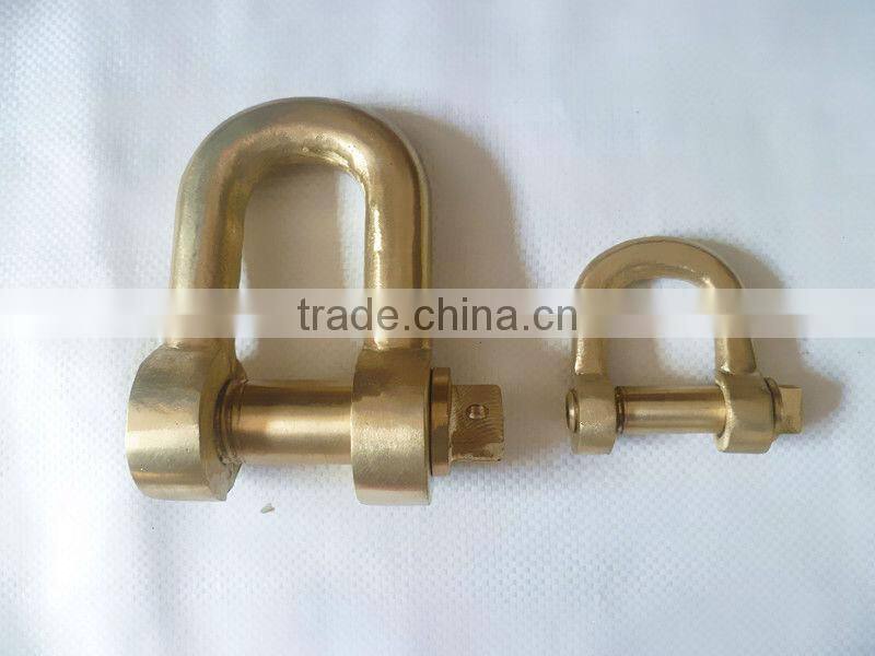 Anti Spark Aluminum Bronze Shackle nonsparking safety tools non spark shackle