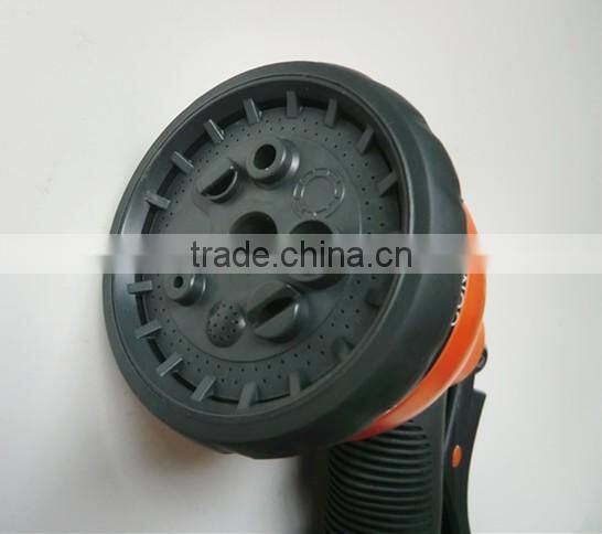 Hot sell product 8 functions of garden water spray hose nozzle