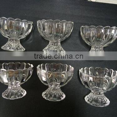 6pcs ice cream cup glassware set