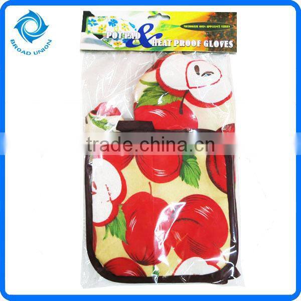 Oven Mitt and Potholder BBQ Glove