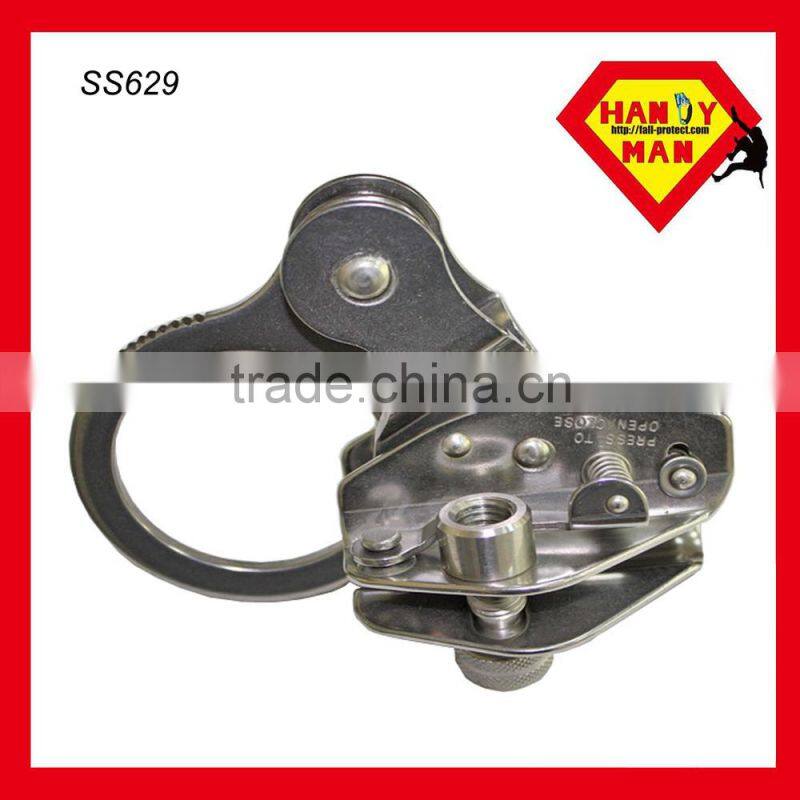 SS629 Rope Grab With 2" Eye and Anti Panic