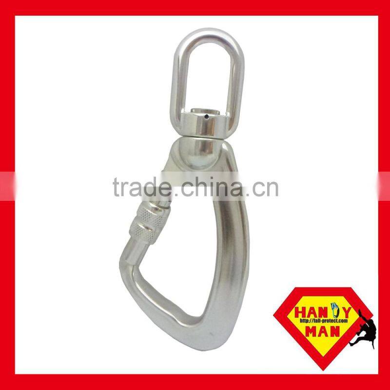 A304DKSG Aluminum Swivel Load Indicator Snap Screw Lock Hook