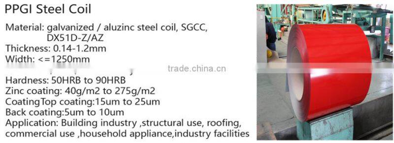cheap price PPGI steel coil prepainted galvanized steel coil price