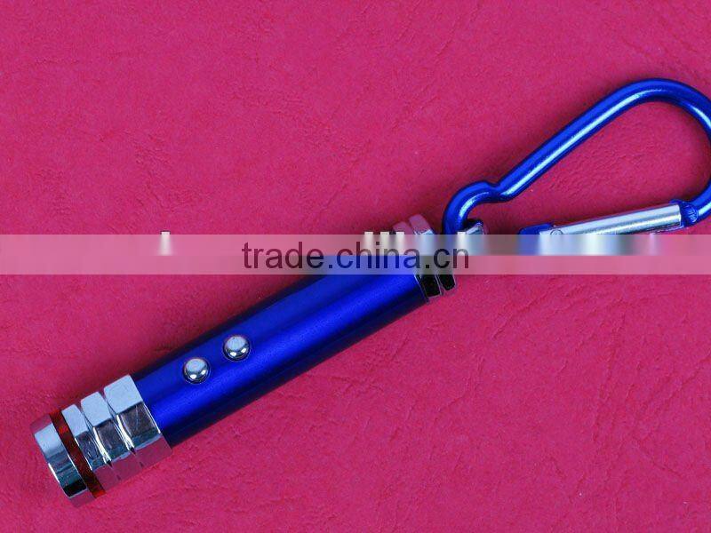 801 White LED Flashlight with Laser Pointer