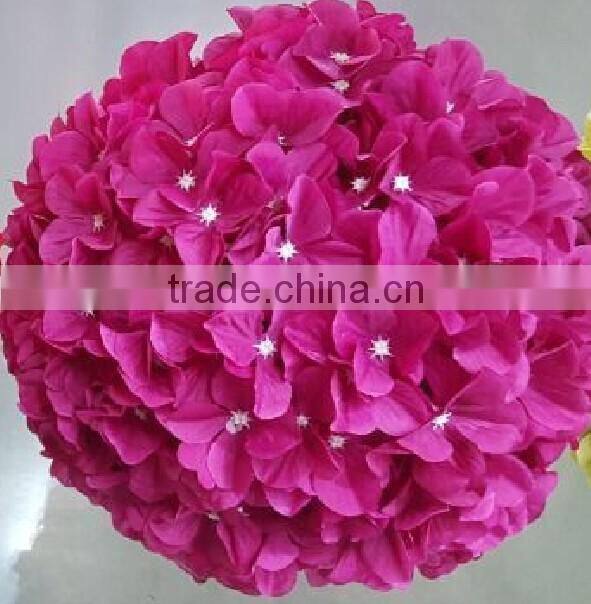 Hanging Fabric Flower Ball 25CM hydrangea Ball