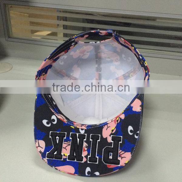 children's snapback cap/kis cap /cartoon cap