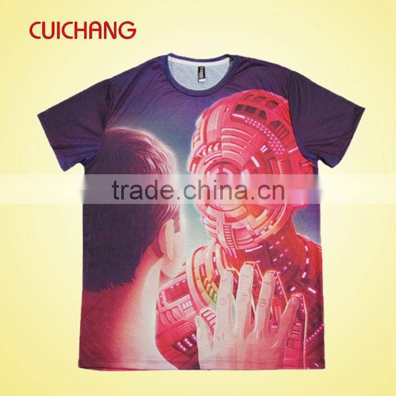 sublimated polyester t-shirts,polyester sublimation t-shirt