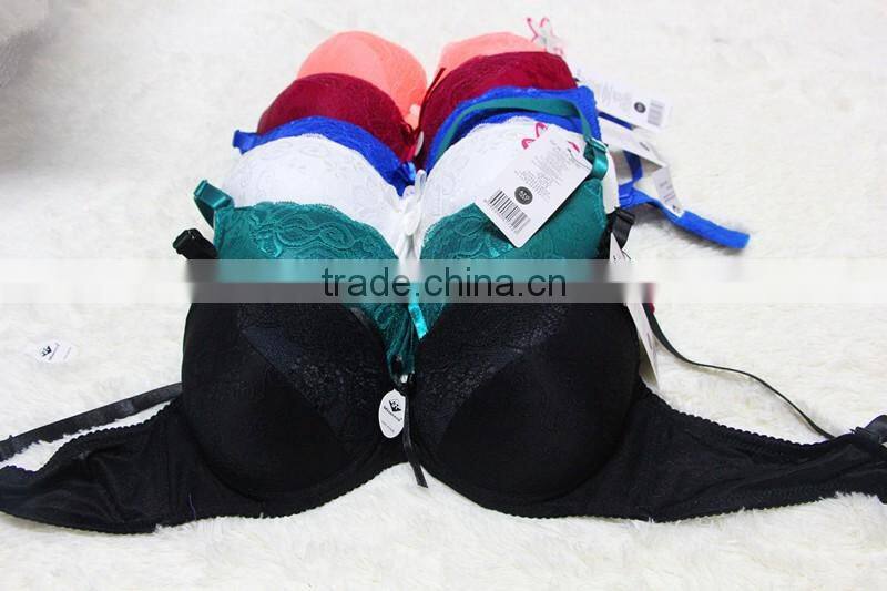 Nylon/spandex mature women bra/bra with cheap price