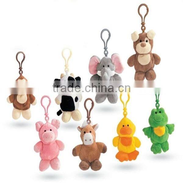 Promotional Cute mini plush toy truck keychain Wholesale