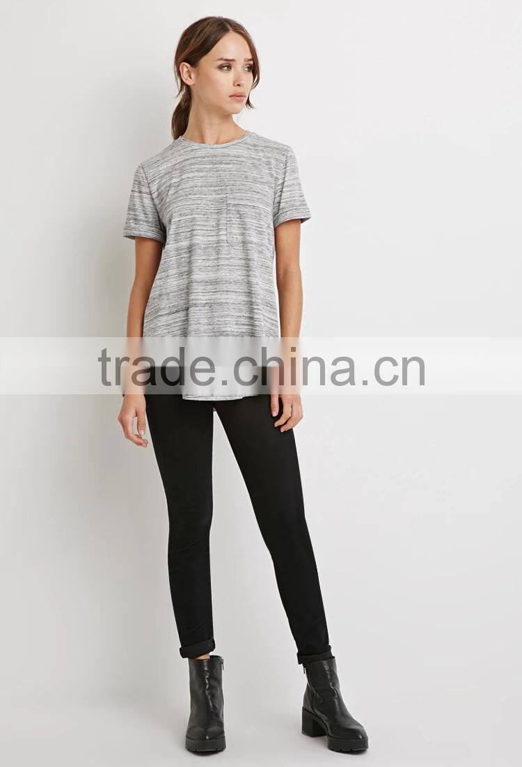 2016 best sell new knitting jersey women tops t shirts