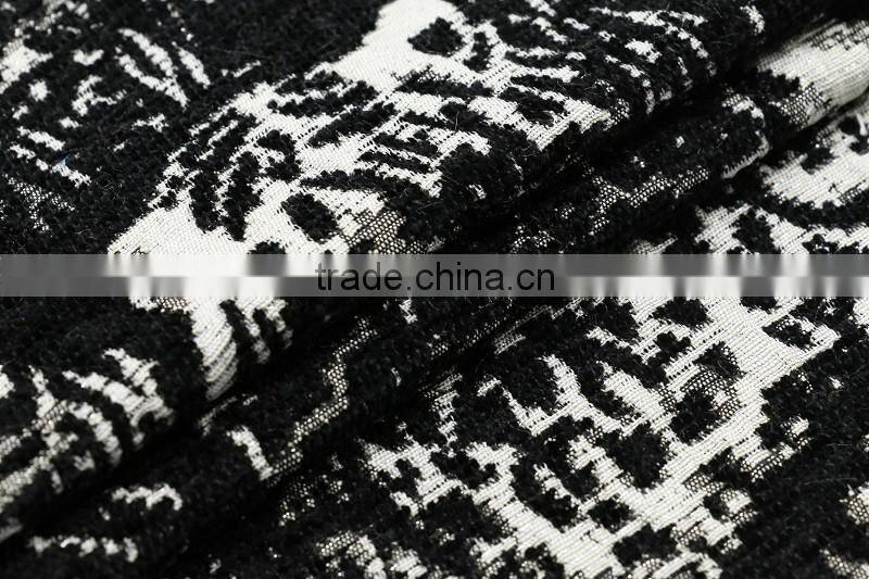 Animal design Rayon woven jacquard fabric
