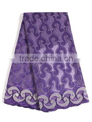 Water Soluble 2016 New Design SL0417-1 100% Cotton Swiss Voile Laces