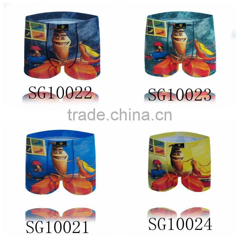 2016 New Style Men Brand of high Quality Underwear Cotton Print Classic Male Boxer