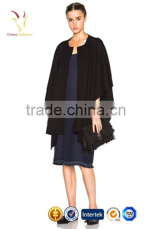Ladies Front Drop Wool Pashmina Ponchos