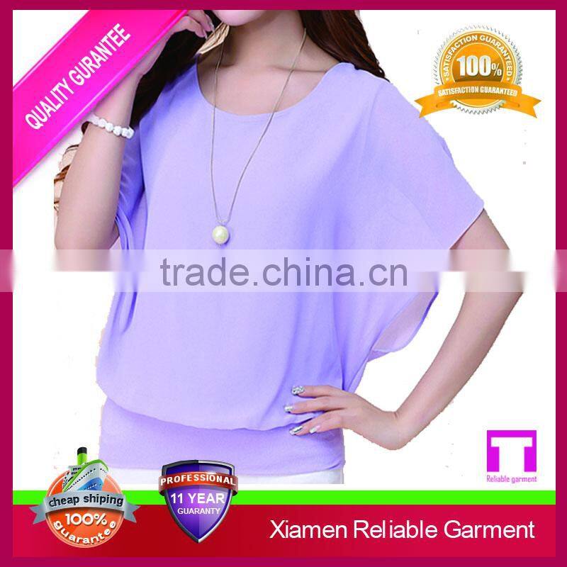 2016 new chiffon dress shirt distribution shirt for women