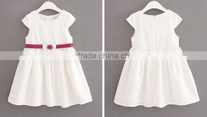 F10026A korean style cute girls party dress princess dress 2016