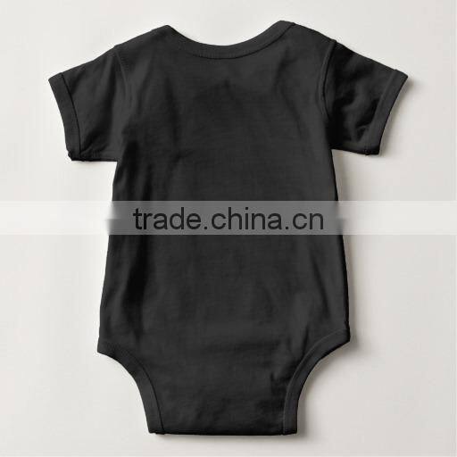 Top quality eco-friendly printing softtextile 100% combed cotton baby romper