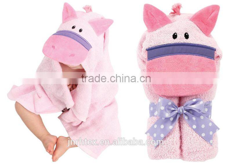 Wholesale hooded baby bath towel clothes