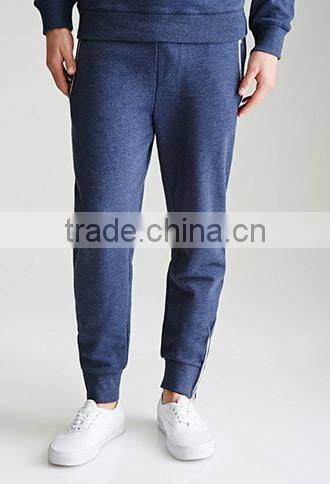 Men zipper in wool fleece painting who pants sports pants
