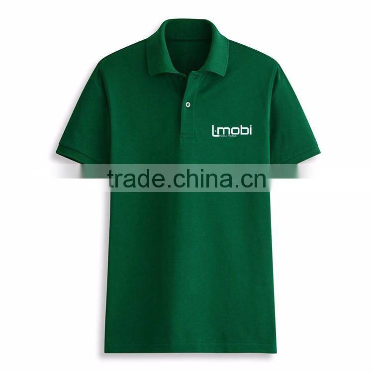 China Factory Wholesale Cotton Custom Embroidery Promotional Man Polo T Shirt