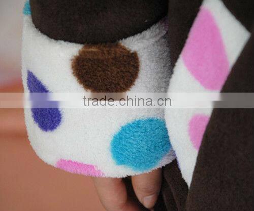 Wholesale Coral Fleece Fabric Girl In Pajamas Kimono Bathrobe