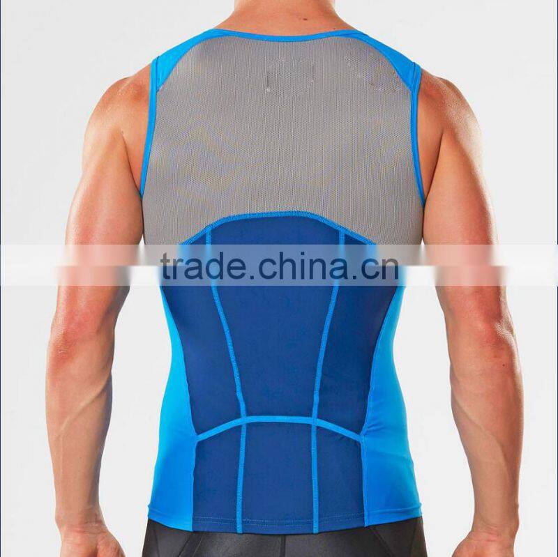 Factory Wholesale Sport Wear Men Fitness Gym Stringers Muscle Tank Tops
