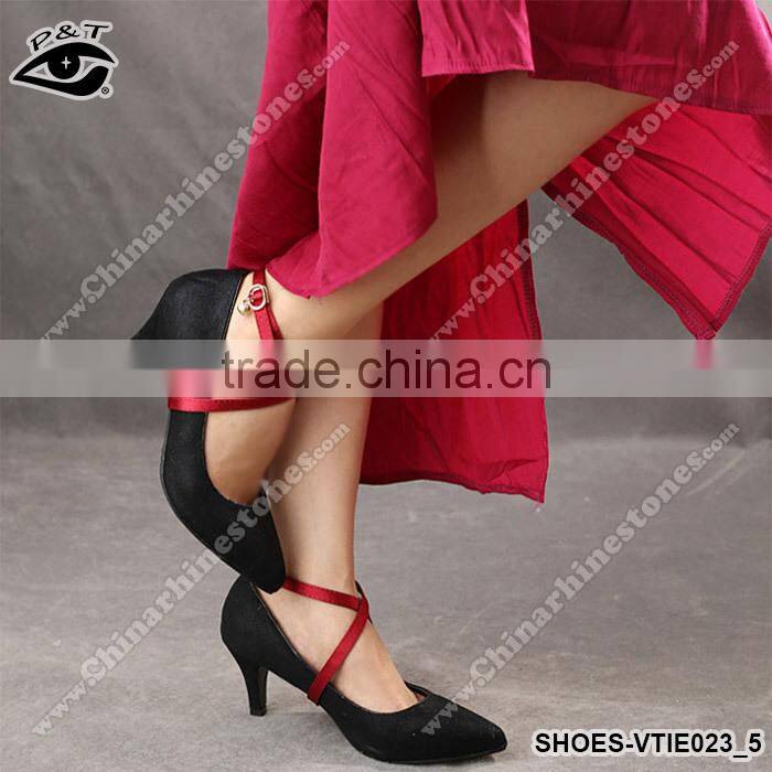 9 Colors PU leather Shoelace Solid leather shoe straps for high heels