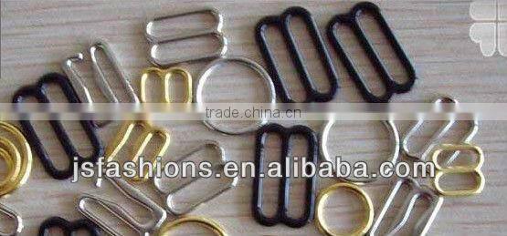 High quality multi-shape slidproof underwear lingeries buckles/anti-slippery bra strap hooks (JS-9088)