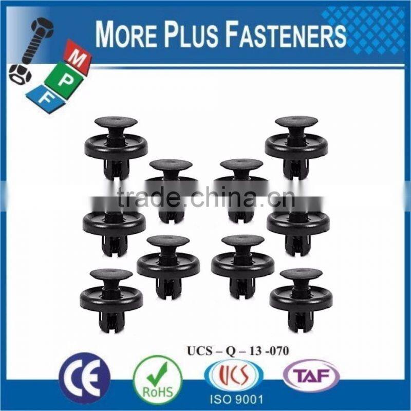 Made in Taiwan High Quality Black Color Yellow Color Plastic Panel Clip