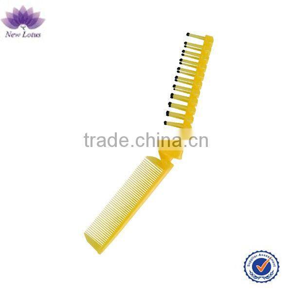 wholesale fashionable hotel plastic folding comb